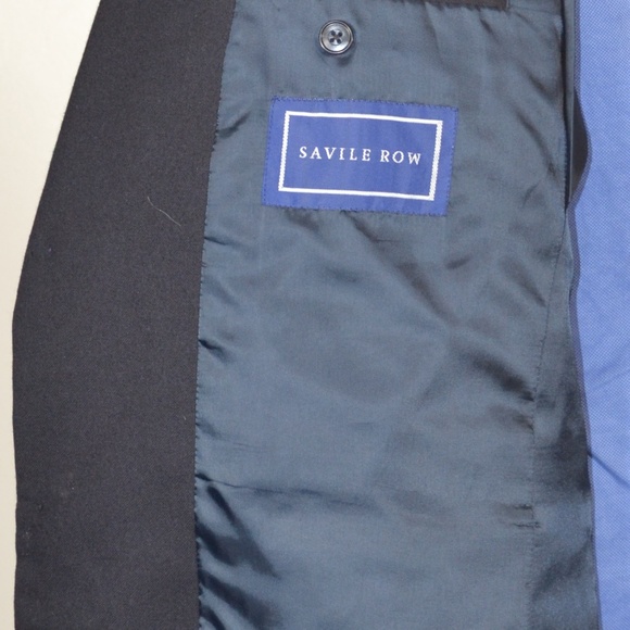Savile Row 43R Sport Coat Blazer Suit Jacket - Picture 7 of 8